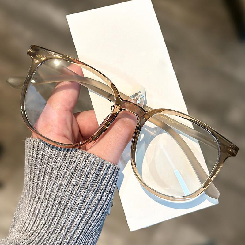 

TR90 Anti- Blue Lightweight Computer Myopia Eyeglasses Female Male Ultralight Clear Transparent Square Nearsighted Eyeglasses Diopter -1 .0-3.0 0