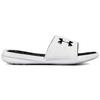 Under Armour Playmaker Fixed Strap Durable Comfortable Soft Slide Sandals Unisex Sandals White 3000061-102