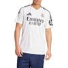 adidas Striped Logo V-Neck Slim Fit T-Shirt Men Tops White JX2136