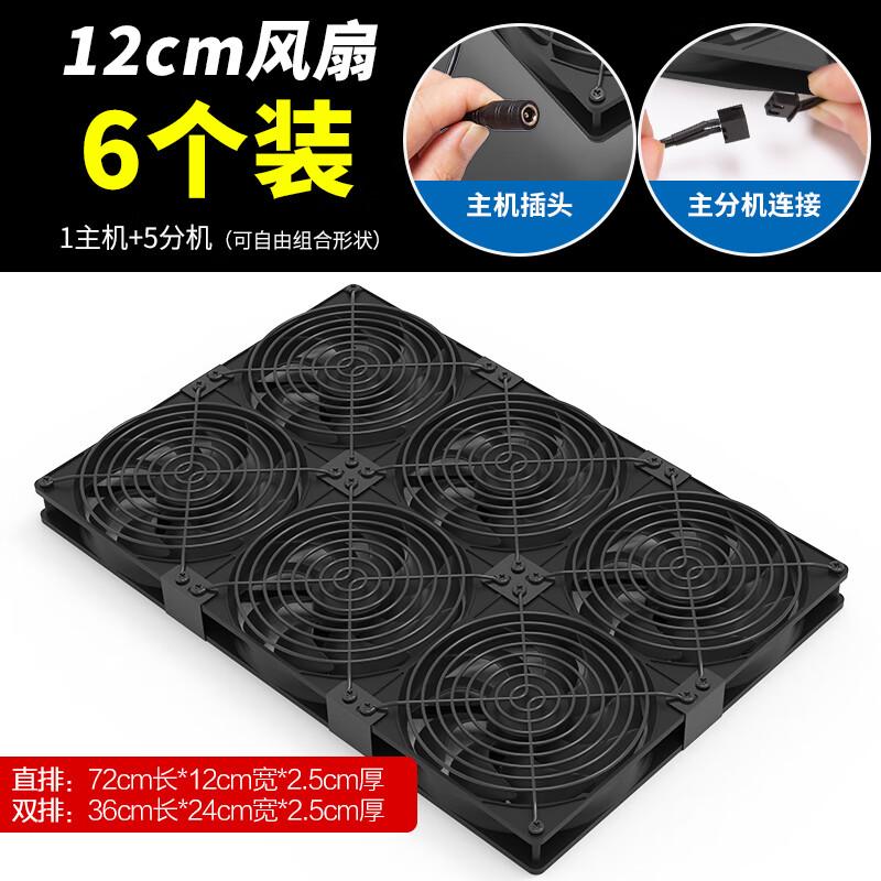 Yipan HC 12cm High Airflow PC Case Fan Kit