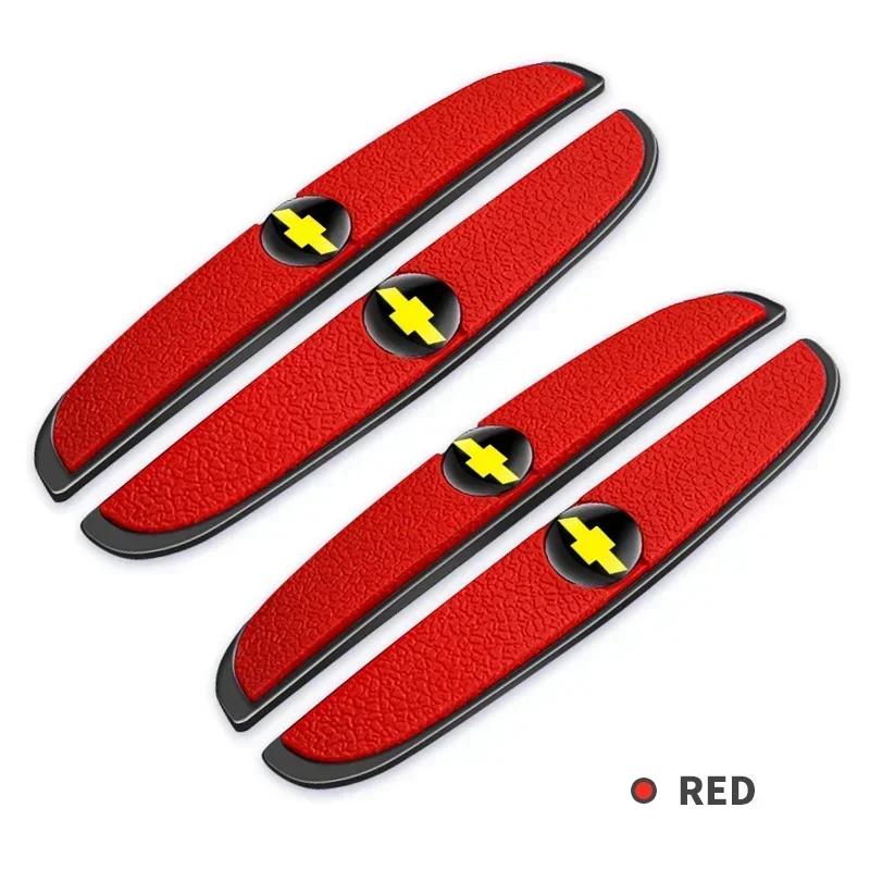 

4pcs Rubber Bumper Strip Car Door Anti-Collision Emblem Sticker For Chevrolet Spark Captiva Cruze Tracker Orlando Trax Epica