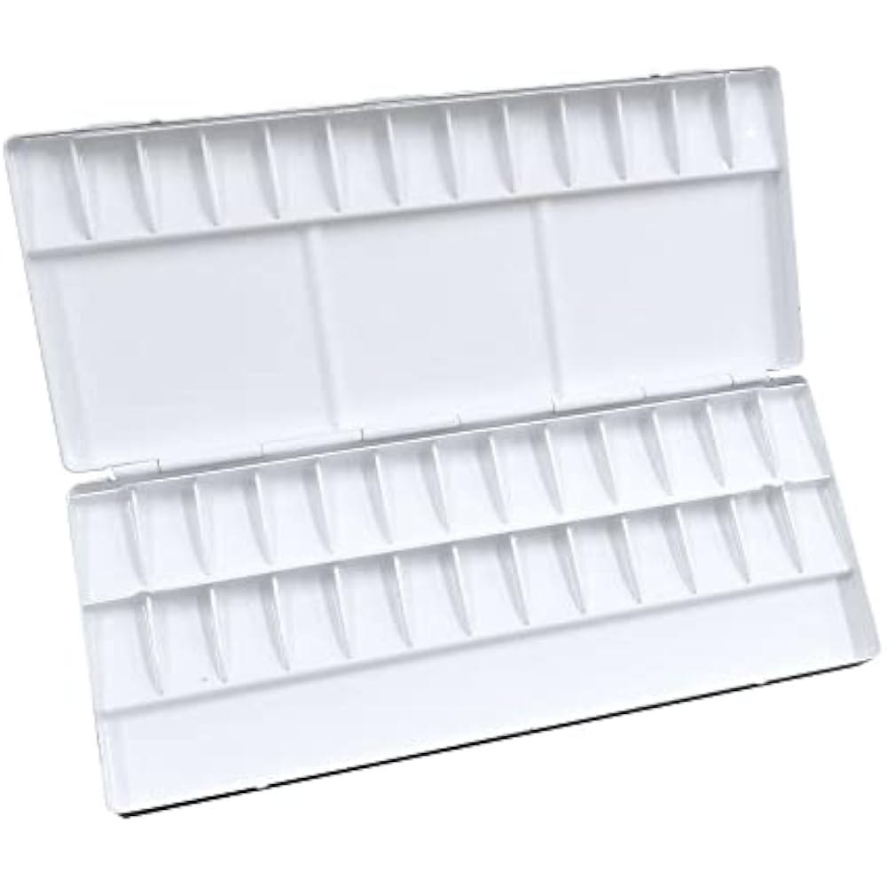 Holbein Aluminum Watercolor Palette No.20 39 Compartments 210140