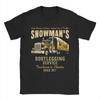 Mens TShirt Snowmans Bootlegging Service Smokey and the Bandit Casual Pure Cotton Tees T Shirt O Neck Clothes Summer