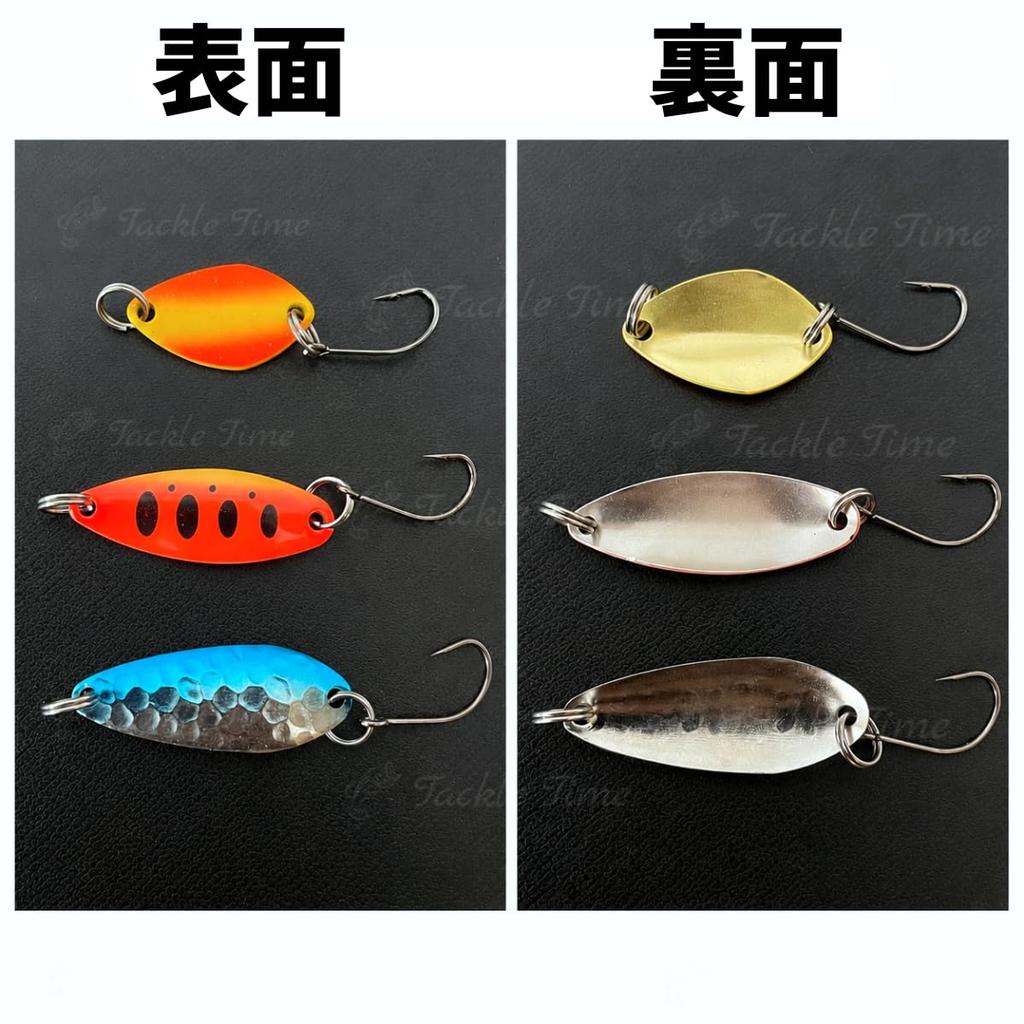 TackleTime Spoon Lure Set 3g 3.5g 3cm with case Trout