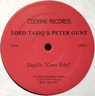 12inch Record LORD TARIQ & PETER GUNZ - Deja Vu / Marmalade CR001 Codeine Records 1997 US Rap & Hip-Hop/R&B Used