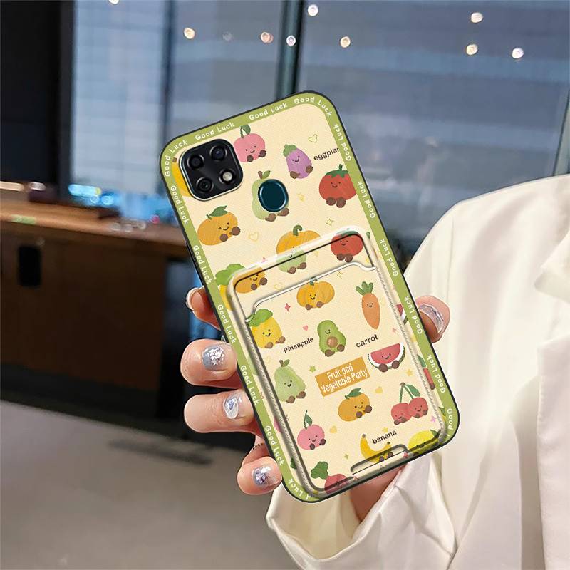 Soft Case Silicone Phone Case For ZTE Blade 20 Cute Card Bag Anti-dust Durable Graffiti Protective Fashion Design TPU