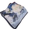New! Silk Silk Double Crepe Spring And Summer Lotus Flower Language Long Silk Scarf Female Mulberry Silk Streamer Scarf