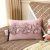 Pillowcase, Pillow, Pillow, Waist Pillow, Flower Living Room Sofa, Bedhead Cushion, Minimalist Bedhead, Backrest
