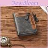 Mens Vintage Leather Wallet With Rfid Blocker For Daily Use And Organizer