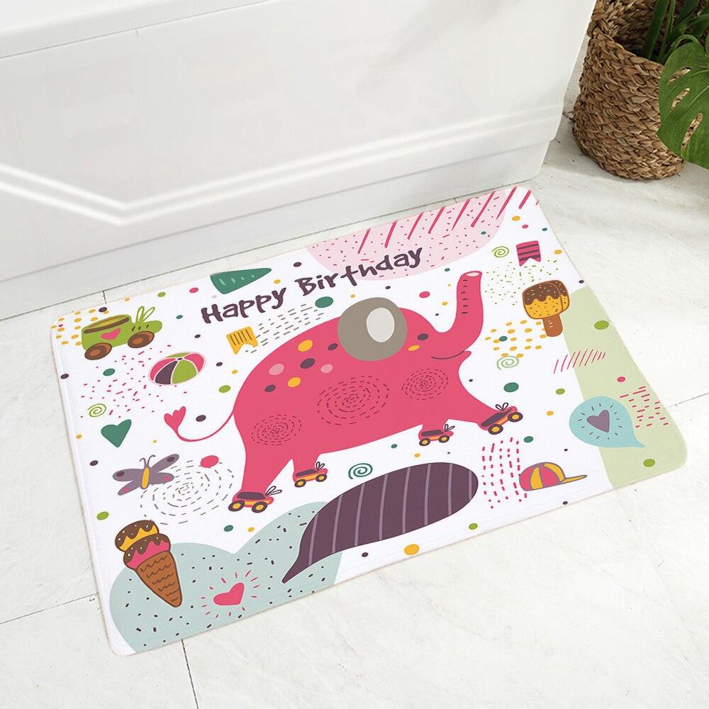 Buy Hand Drawn Cute Cartoon Rabbit Floor Mat for Children Room NonSlip