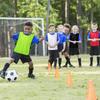 Scrimmage Training Vest Mercerized Cotton Team Training Practice Vest for Outdoor Sports Soccer Football Basketball Volleyball Fluorescent Green Kid