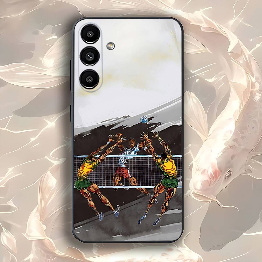 

Volleyball cool Phone Case For Samsung Galaxy A73,31,32,72,41,53,52,71,22,5G,Note,J7,8,9 Soft Black Cover SamsungA12