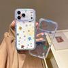 For Iphone 17 17pro 17Promax Laser Star Pattern Glitter Phone Case for IPhone 14 15 16 Pro Max Shockproof Protective Clear Cover