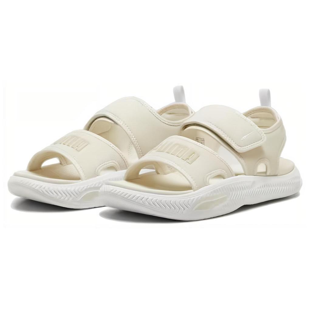 Puma Softride Pro Comfortable Flat Velcro Beach Sandals Unisex Sandals Beige 395429-04