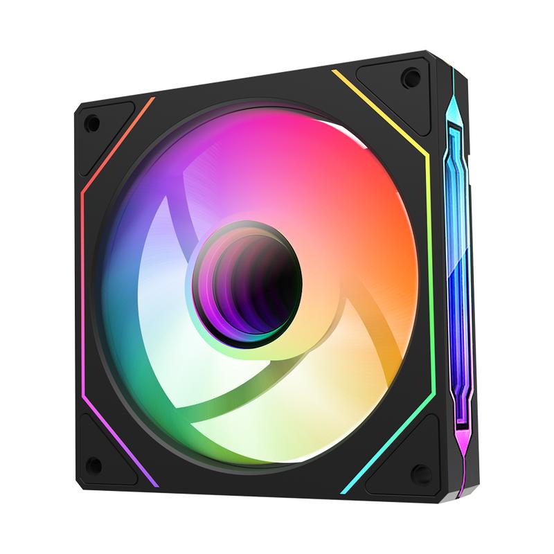 Prism 4 PRO ARGB Fan PC 120mm Computer Case Fan 4pin PWM CPU Cooling Fans 3pin 12v RGB WHITE белый