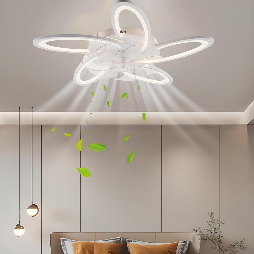 Living Room Bedroom Dining Room Ceiling Fan with Light - Stylish Home Decor