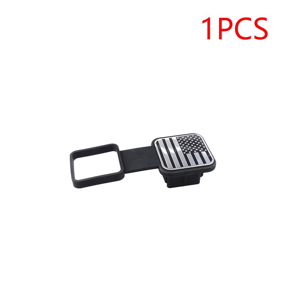 1-5PCS Trailer Hitch Receiver Cover Tow Hitch Decorative Covers Durable Rubber Plug Cover 2 Inch Universal Plug Tube Cap