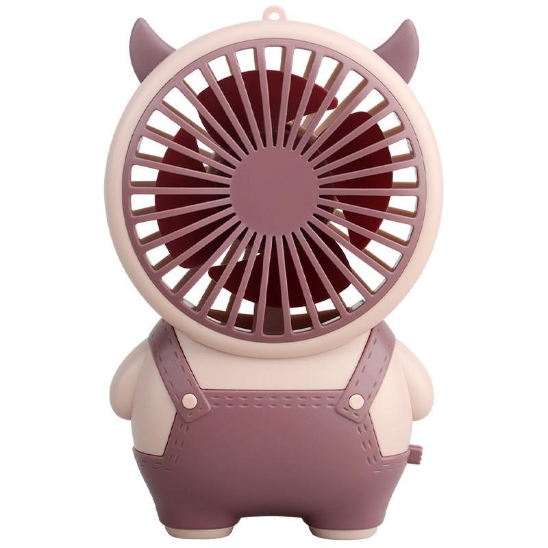 Space Man Cartoon Mini Portable Usb Charging Fan Gift Making Logo Cute Fashion Style Handheld Fan For Various Occasions