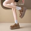 Augusteng Platform-soled German Training Shoes Women's 2025 New Spring and Summer Muffin-bottom Casual Sports Board Shoes Forrest Gump Shoes