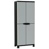VidaXL Plastic Cabinet 68x39x171.5 Cm Rattan Design 337899
