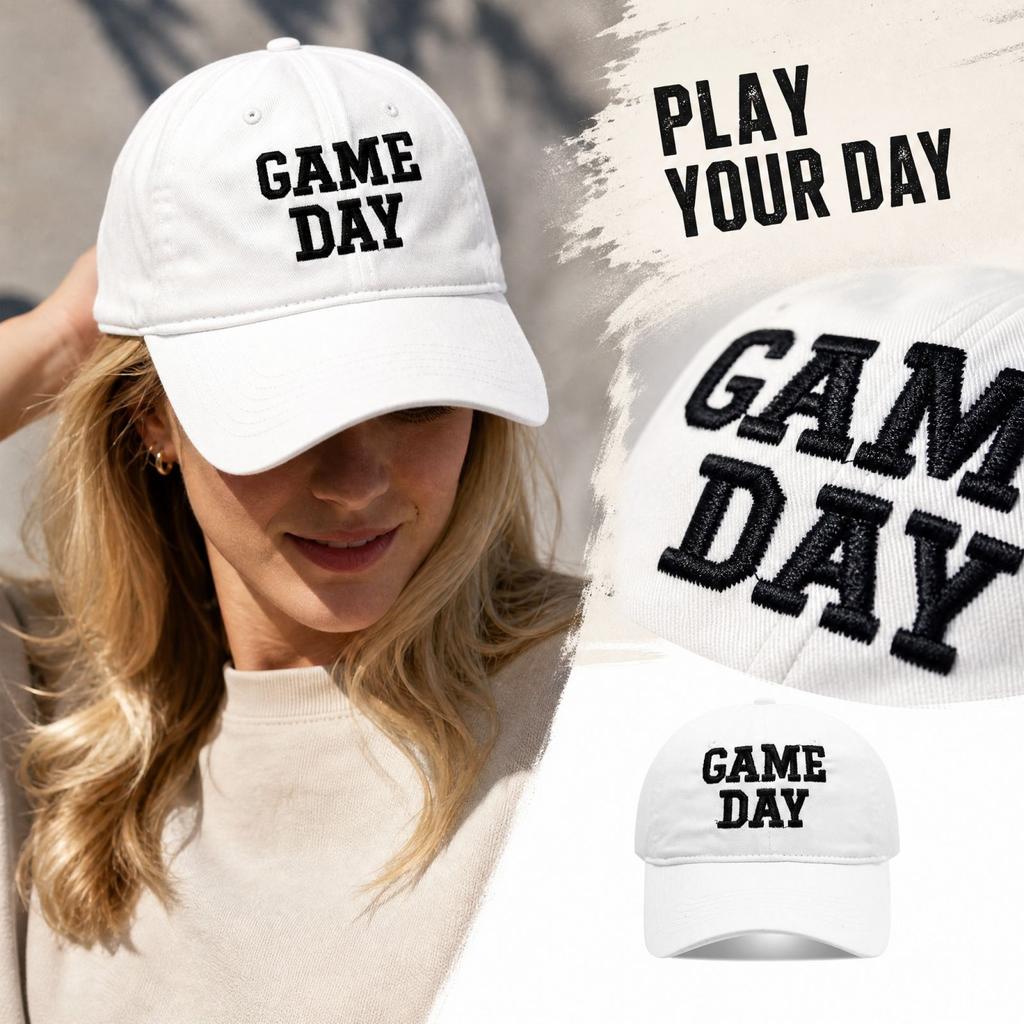 Unisex Retro Embroidered Letter Baseball Soft Casual Sun Hat for Men and Women