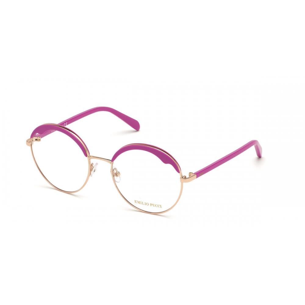 

Emilio Pucci Ep5130 028 Women Eyeglasses Shiny Rose Gold/Pink/54