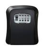 4-Digit Combination Key Lock Box, Waterproof and Secure, Black