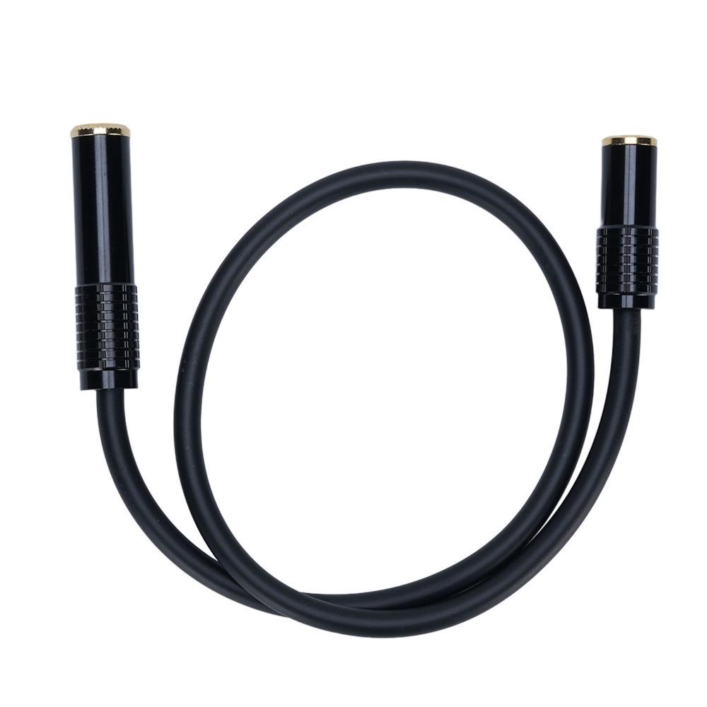 Professional Stereo Sound Cable 6.35mm 1/4in Female To 3.5mm 1/8in Female  Tablet Connection
