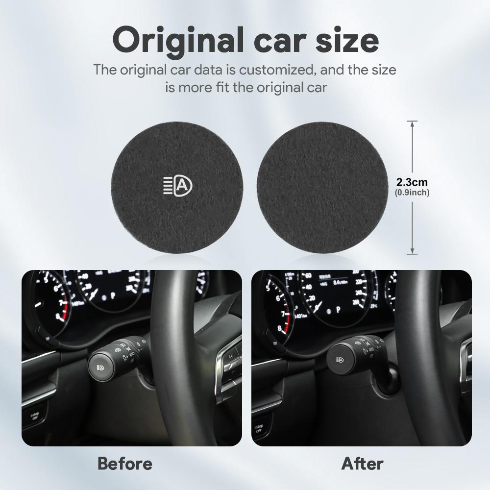 2PCS Top Suede Trim LHD RHD Sticker For Mazda 3 BP Axela CX30 CX-30 2019 2020 2025 2025 2025 2025 2025 Car Wiper Shift Lever