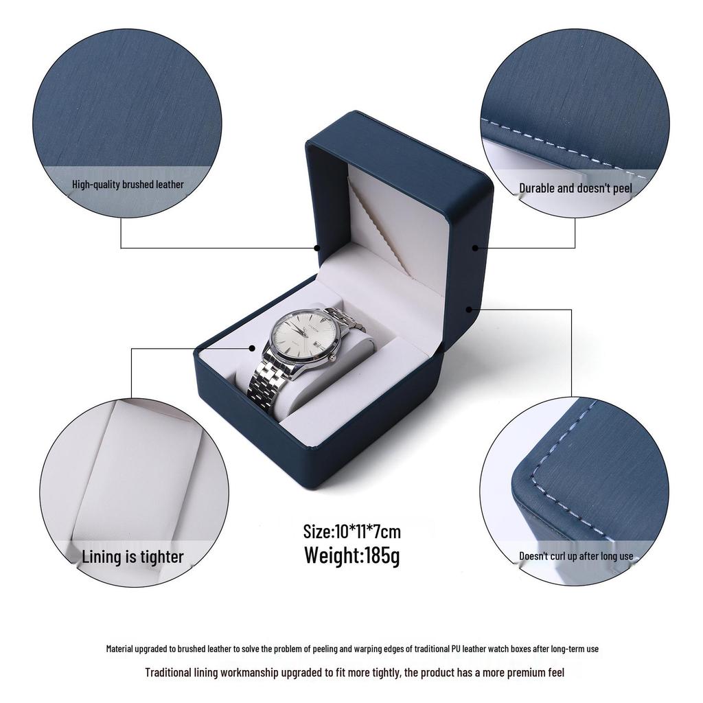PU Watch Box: Flip-Top Display & Storage for a High-End Feel