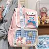 New Y2K Ita Backpacks Cute Girls Transparent Bags Students DIY Display Schoolbag Large Capacity Rucksacks Casual Travel Knapsack