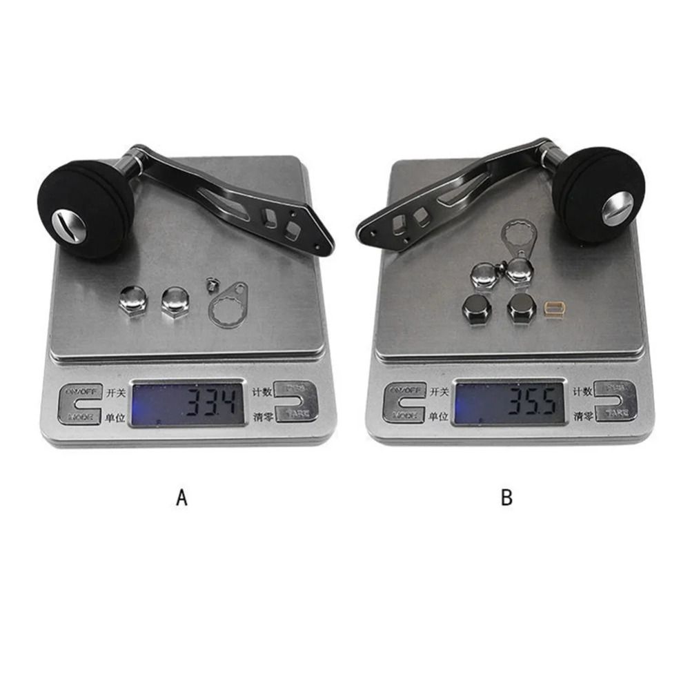 Aluminum Alloy Fishing Reel Handle EVA Oval Metal Rocker Spinning Reel Grip Rotatable Arm Grip Baitcasting Reel Handle