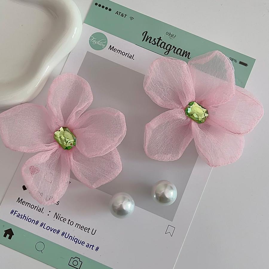12 Stück/Set Handgefertigte Perlenschnalle Gelee-Schuhe Dopamin-Kristallschuhe Zubehör DIY Dekorative Schuhblume Hausschuh-Schnallen