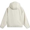 Li Ning Sports Trend Series Anti-Rain Comfortable Casual Loose Zipper Hooded Windbreaker Women Outerwear Oatmeal-Gray AEMU008-1