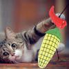 Yousheng Cat Toy Vegetable Shape Teeth Molar Plush Squeak Kitten Toy for Cat Supplies