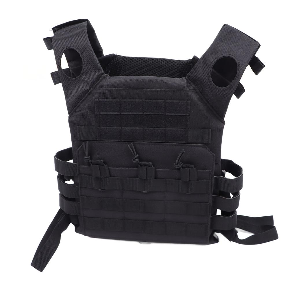 Schwarze Outdoor-Sportweste mit Gewichten Multifunktionale Outdoor-Trainingsweste mit Gewichten