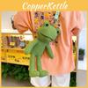 Plush Crossbody Frog Bag Doll Shoulder Cute Cartoon Toy Backpack Gift Birthday