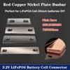 Flat Battery Busbar M6 Copper Busbar New Bus Bars Connector  Lifepo4 Cell Lithium