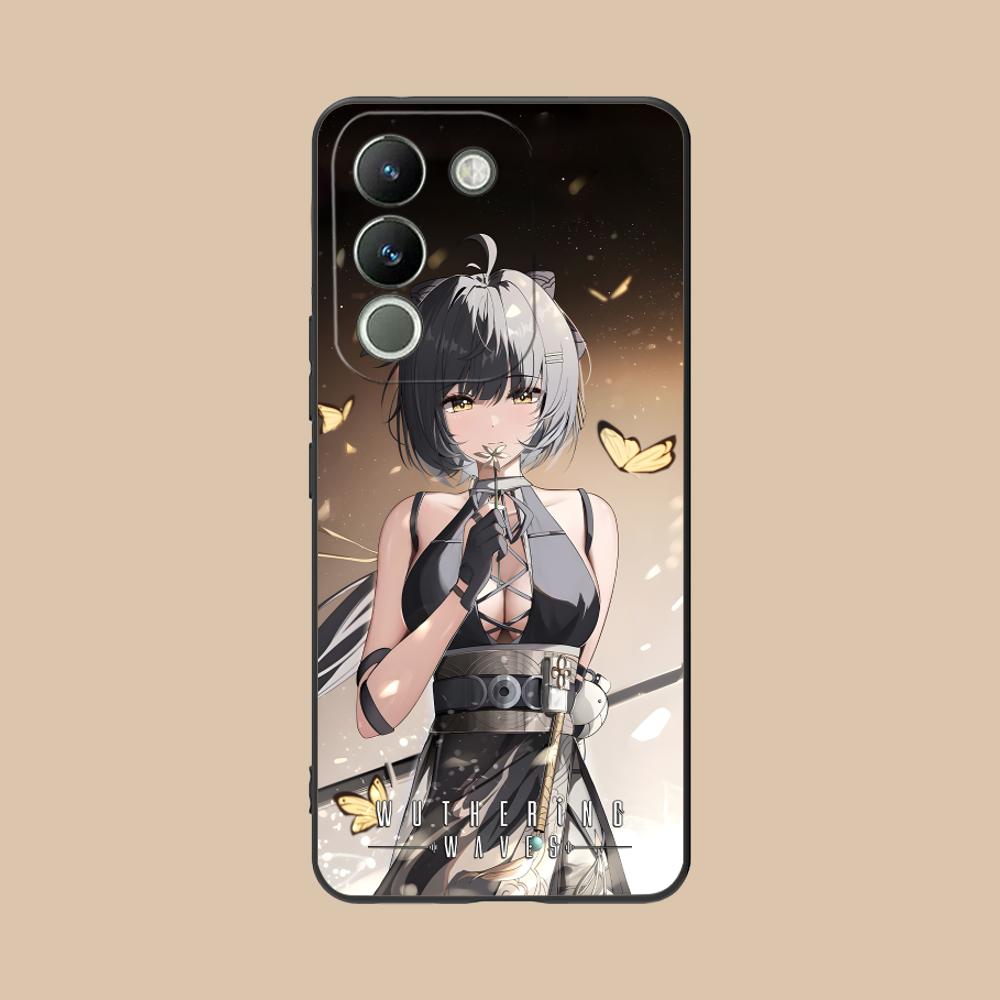 

Wuthering Waves Rover Matte Mobile Phone Case for VIVO Y77 76 75 74 73 72 58 56 55 51 50 38 36 Y19 Y18 Y03 Y01 5G Colorful Cover vivo Y01
