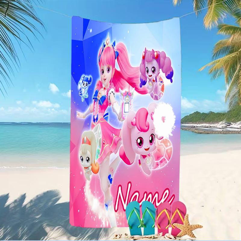 Customizable personalized beach towels Catch! Teenieping themed designs.Suitable for the beach, yoga, sports;ideal as beach accessories