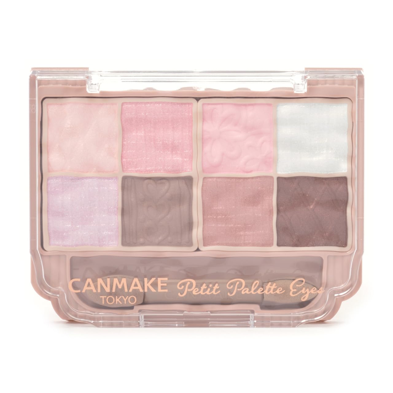 CANMAKE Petit Palette Eyes 01 Plume Flower 2,0 г Палитра теней для век - Розово-бежевая палитра 06 Sugar Larme