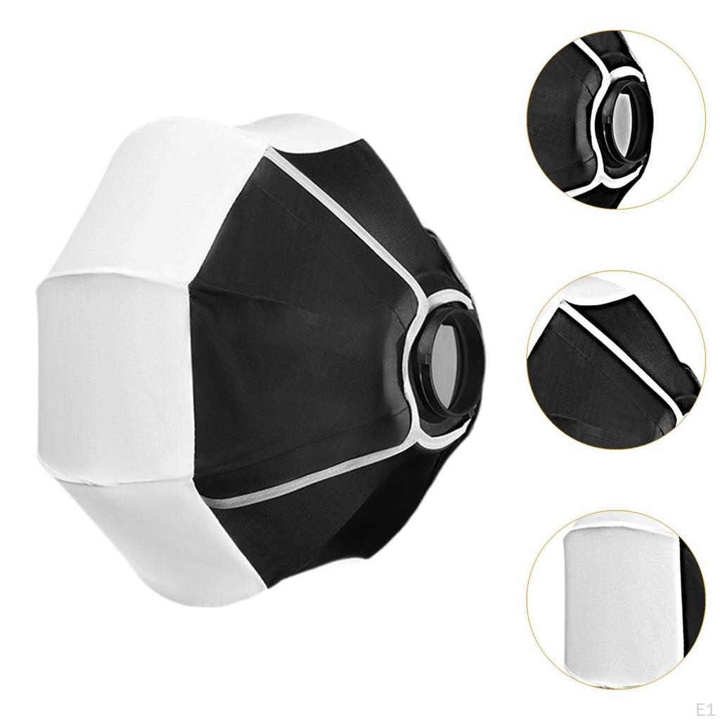 Kugelförmige Softbox mit Schnellverschluss, leicht, tragbar, professionell, 30 cm für Mini-Bowens-Halterung