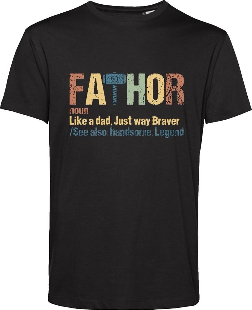 Fathor T-shirt Vaderdag T-shirt Cadeau Voor Dadtshirt Vaderdag Cadeau