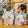Popular Chicken Thigh Husky Dog Plush Toy Cute Rag Doll Sleeping Pillow