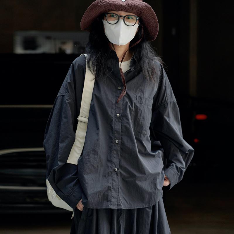 Johnature весна-лето японский горный стиль уличная спортивная рубашка повседневный — фото 5