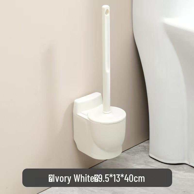 Wandmontiertes Toilettenbürsten-Set ohne tote Winkel