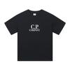 C.P.COMPANY Round-neck Casual Printed Loose Short-sleeved Shirt Black 218