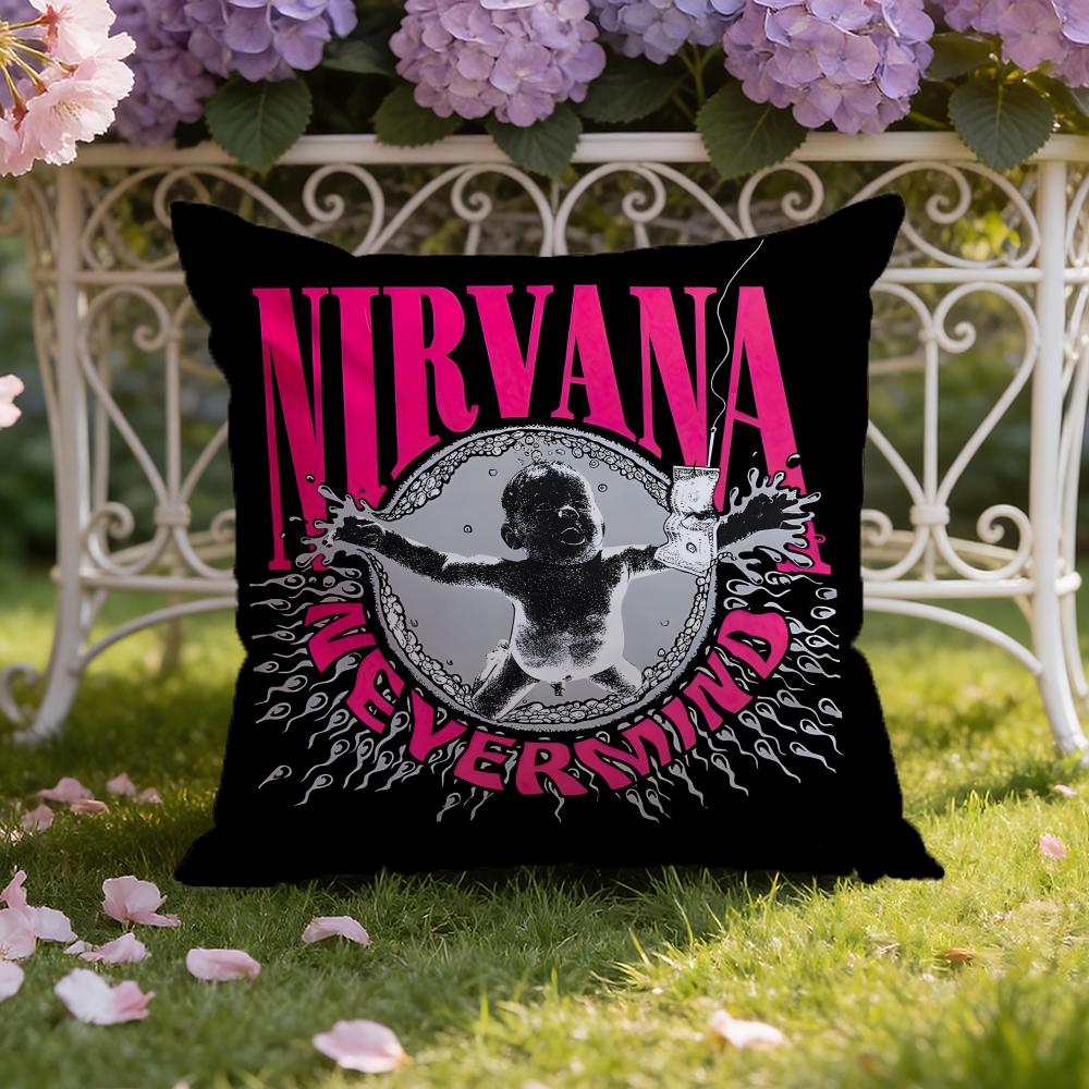Band R-Ramones Cushion Cover Home & Car Dual-Scene Pillow Cover: Reversible for Premium Comfort
