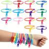 20 Stück Zweifarbige Sensorik-Armbänder - Bunte Kunststoff-Dekompression für Erwachsene, Linderung von Autismus und Angstzuständen, Kleine Geschenke für Hochzeitsfeiern
