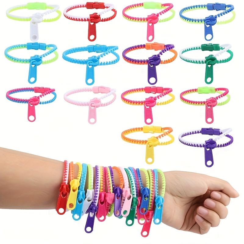 20 Stück Zweifarbige Sensorik-Armbänder - Bunte Kunststoff-Dekompression für Erwachsene, Linderung von Autismus und Angstzuständen, Kleine Geschenke für Hochzeitsfeiern